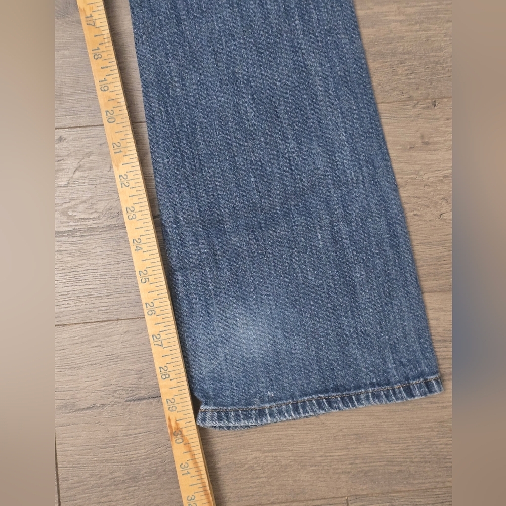 Fox Racing Y2K Womens Jeans Size 5 Lowrise Bootcut Medium Wash Moto Grunge - Picture 12 of 12